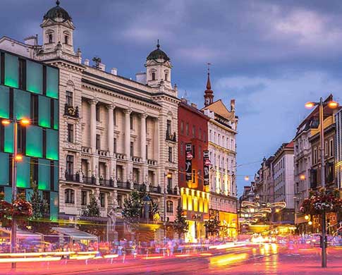 Freedom Square and Omega palace